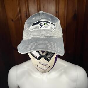 New Era Seahawks One Size Hat Gray